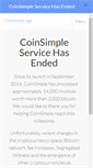 Mobile Screenshot of coinsimple.com